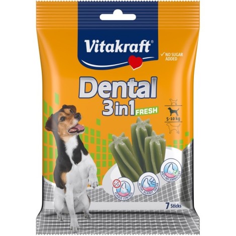 VITAKRAFT Dental Fresh 3in1 S - dog treat - 120 g