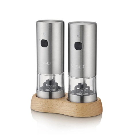 Caso Salt and Pepper Grinder | SpiceDuo | Electric | Housing material Stainless steel | Lithium