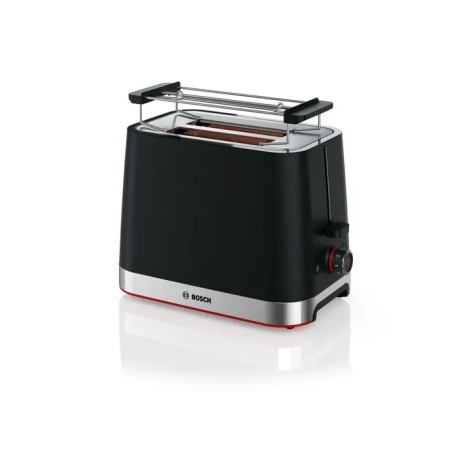 Bosch TAT4M223 toaster 4 2 slice(s) 950 W Black, Stainless steel