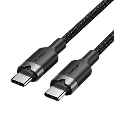 CABLE USB-C TO USB-C/2M BLACK TRDBH VENTION