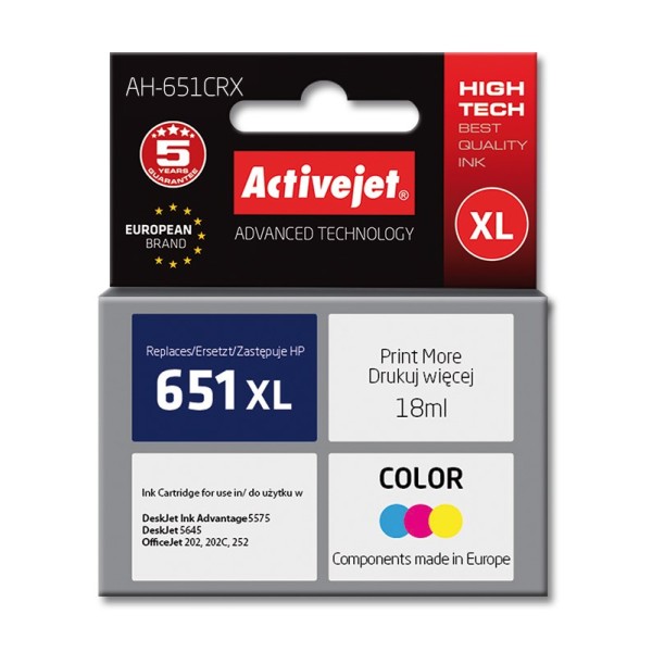 Activejet AH-651CRX ink (replacement for HP ...