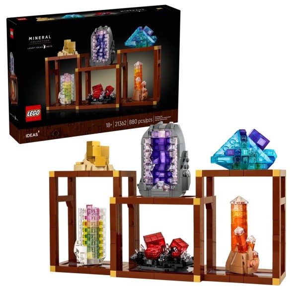 LEGO IDEAS 21362 Mineral Collection