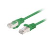 PATCHCORD KAT.6 FTP 0.5M ZIELONY FLUKE PASSED LANBERG 10-PACK