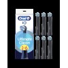 Oral-B Replaceable toothbrush heads | iO UltimateClean | Heads | For adults | Number of brush heads included 6 | Black