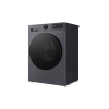 LG Washing machine | F2X50S9TBB | Energy efficiency class A | Front loading | Washing capacity 9 kg | 1200 RPM | Depth 48 cm | Width 60 cm | Display | LED | Steam function | Direct drive | Wi-Fi | Matte Black