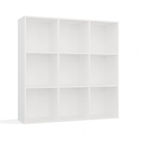 MALAX 3x3 H WHITE SHELVING UNIT