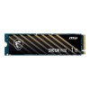 SSD|MSI|SPATIUM M450|1TB|M.2|PCIe Gen4|NVMe|3D NAND|Write speed 3000 MBytes/sec|Read speed 3600 MBytes/sec|2.15mm|TBW 600 TB|MTBF 1500000 hours|S78-440L980-P83