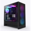 Case|NZXT|H5 FLOW RGB 2024|MidiTower|Case product features Transparent panel|Not included|ATX|EATX|MicroATX|MiniITX|Colour Black|CC-H52FB-R1