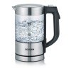 Severin WK 3458 electric kettle 0.5 L 1100 W Black, Transparent