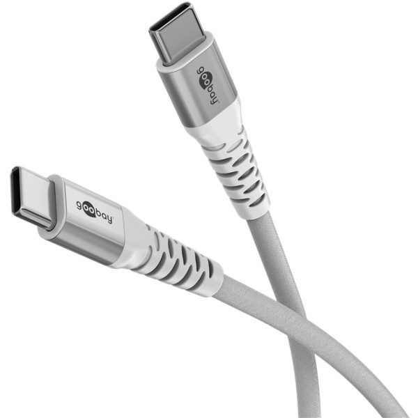Goobay USB-C Supersoft Textile Cable with ...