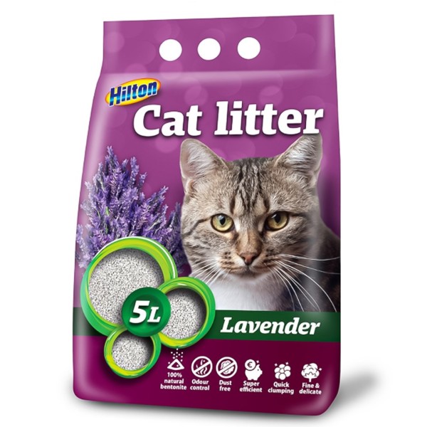 HILTON bentonite lavender clumping cat litter ...