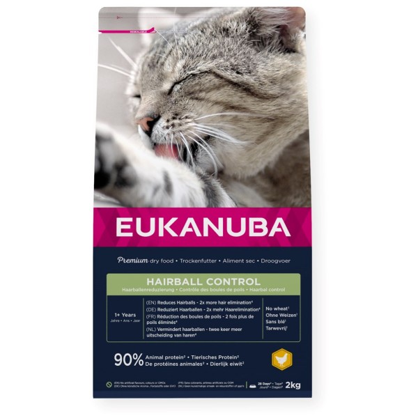 EUKANUBA Hairball Control Chicken - dry ...