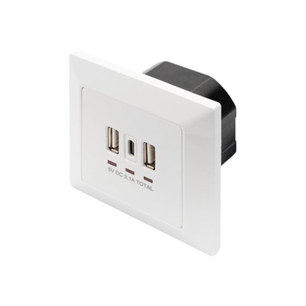 Digitus | Socket with USB A ...