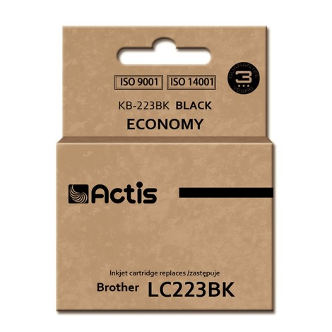 Actis KB-223BK ink (replacement for Brother LC223BK; Standard; 16 ml; black)