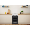 INDESIT Cooker | IS5G1PMX/E/1 | Hob type Gas | Oven type Gas | Stainless steel | Width 50 cm | Grilling | Depth 60 cm | 59 L