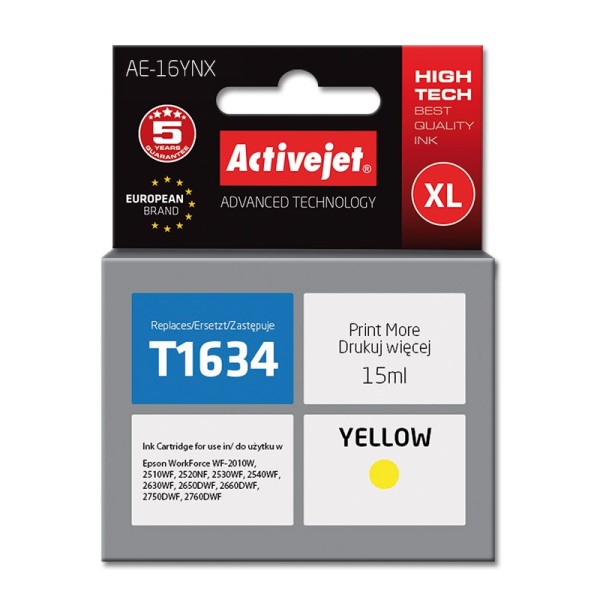 Activejet AE-16YNX Ink cartridge (replacement for ...