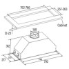 CATA | Hood | GT-PLUS 75 X /M | Canopy | Energy efficiency class C | Width 79.2 cm | 645 m³/h | Mechanical control | EcoLed | Stainless Steel