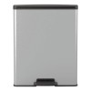 Curver Pedal Waste Bin Silver (443822 VidaXL) | Curver