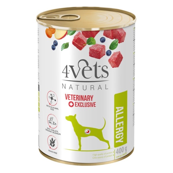 4VETS Natural Allergy Lamb Dog - ...