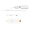 Adapter do bezprzewodowego przesyłania obrazu i dźwięku j5create Screencast 4K HDMI Wireless Display Adapter, Miracast/AirPlay/Chromecast, Admin Gateway Password, Double Antennas, kolor biały JVAW76MAX-N