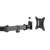 Maclean desk mount for 2 monitors, VESA 75x75 and 100x100, 17-32", 2x 9kg, MC-754N