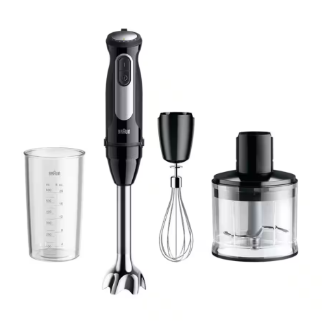 Braun Hand Blender | MQ55236M MultiQuick 5 Pro | Hand Blender | 750 W | Number of speeds 25 | Turbo mode | Black