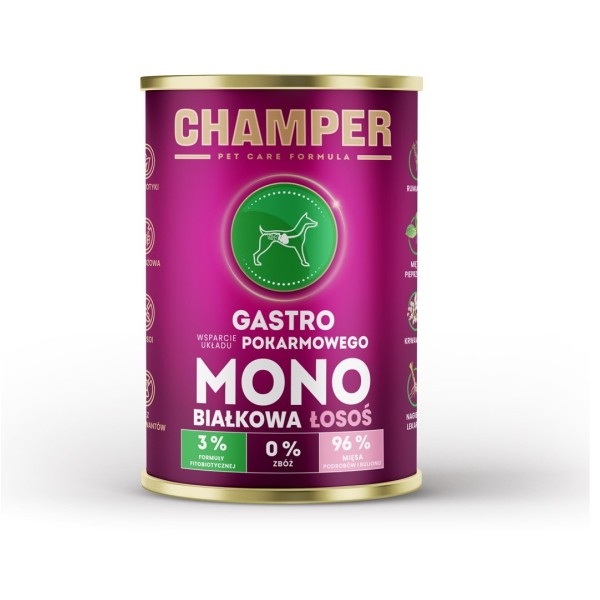 CHAMPER Gastro Salmon - wet dog ...