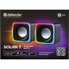 DEFENDER SOLAR 7 2.0 6W LED USB SPEAKERS 65117