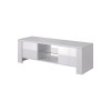 Cama TV stand WEST 42/130/42 white/white gloss