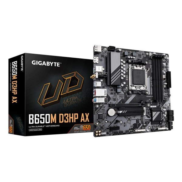 Mainboard|GIGABYTE|AMD B650|SAM5|Micro-ATX|Memory DDR5|Memory slots 4|1xPCI-Express 16x|1xPCI-Express ...