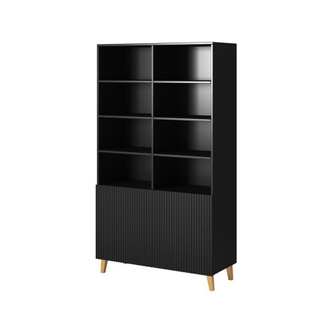 PAFOS bookcase 100x40x176.5 cm matte black