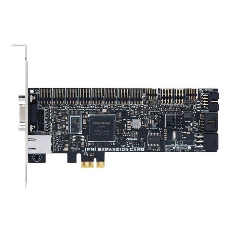 ASUS IPMI EXPANSION CARD-SI interface cards/adapter Internal RJ-45, VGA