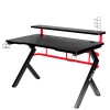 Huzaro Hero 5.0 computer desk Black, Red