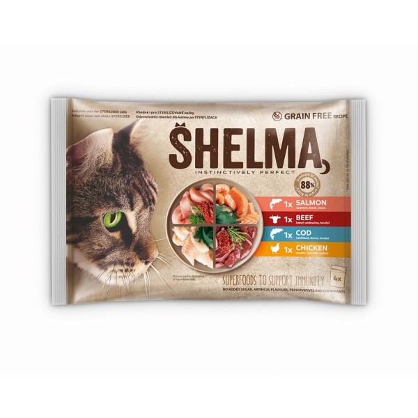 SHELMA Rich in salmon, cod, beef ...