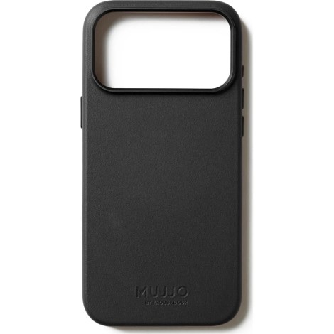 Mujjo Full Leather Case Case for iPhone 17 Pro Max black