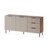Cama Chest of drawers 1 ALMERA 156x42x75 walnut/cashmere