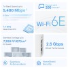 Wireless Router|TP-LINK|Wireless Access Point / Router|2-pack|5400 Mbps|Mesh|Wi-Fi 6e|2x10/100/1000M|1x2.5GbE|LAN \ WAN ports 3|Number of antennas 4|DECOXE75PRO(3-PACK)