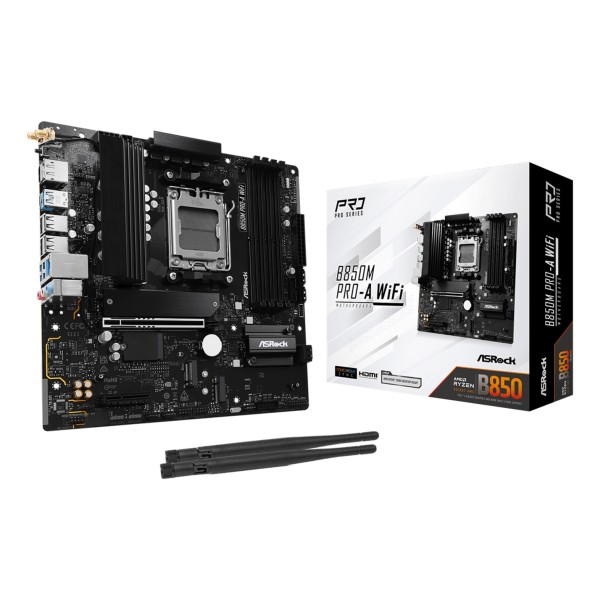 Asrock B850M Pro-A WiFi AMD B850 ...