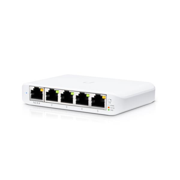 Switch|UBIQUITI|USW-Flex-Mini|5x10Base-T / 100Base-TX / 1000Base-T|1xRJ45|1|PoE ports ...