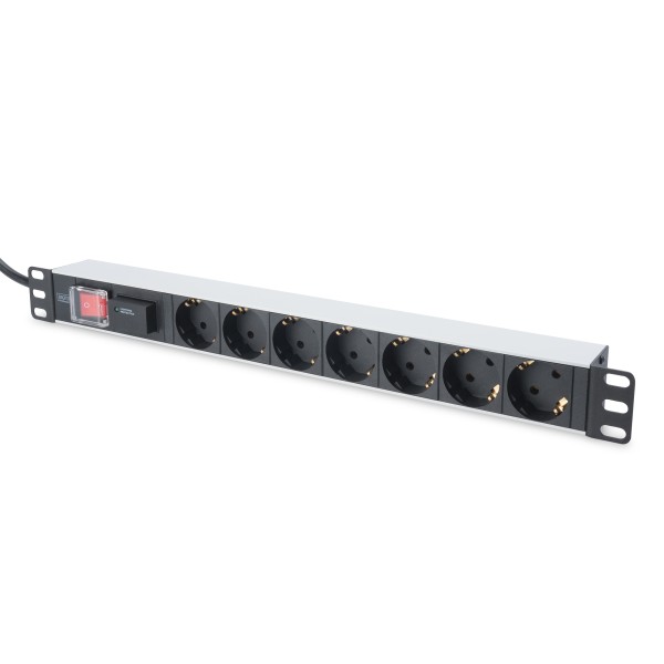 Digitus | 1U Aluminum PDU, rackmountable, ...