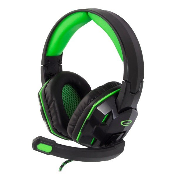 Esperanza EGH380 Head-band Black, Green