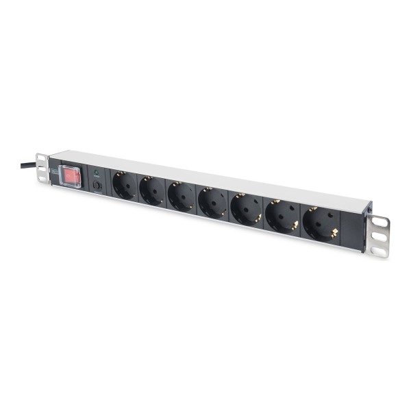 Digitus Aluminum outlet strip with overload ...