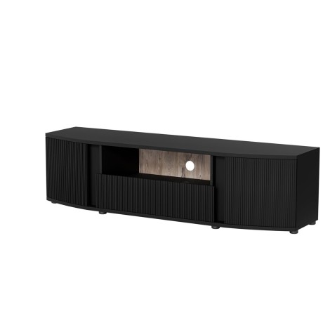 Cama RTV cabinet MICHELLE 178x35-47xH48 black/viking oak