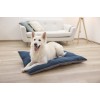 KERBL Ely Grey-turquoise Lounge Cushion - Pet Bed - 115 x 75 x 11 cm