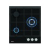 Simfer | Hob | H4.305.HGSSP | Gas on glass | Number of burners/cooking zones 3 | Rotary knobs | Black