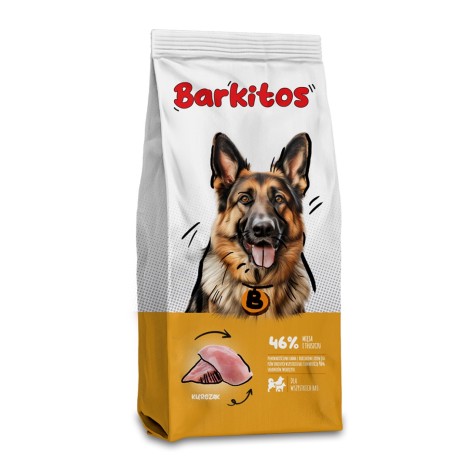 BARKITOS Chicken with rice - dry dog food - 18kg