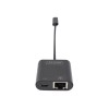 Digitus | USB-Type-C Gigabit Ethernet Adapter + PD with power delivery function | DN-3027 | Black | USB-C port to a Gigabit network connection