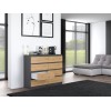 Topeshop M8 120 ANT/ART KPL chest of drawers