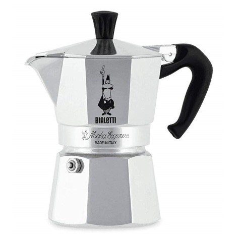 Bialetti Moka Express Moka pot 0.06 L Aluminium, Black