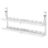 Maclean under-desk cable organizer, max. load 5kg, max. 728mm, 2 levels, white, MC-102 W